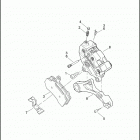 FLHXSE2 1PZ8 CVO STREET GLIDE (2011) BRAKE CALIPER, REAR