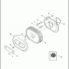 FLHXSE2 1PZ8 CVO STREET GLIDE (2011) Воздушный фильтр