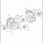 FXDC 1GV4 DYNA SUPER GLIDE CUSTOM (2011) CRANKCASE & ENGINE OIL FILTER - TWIN CAM 96 ™