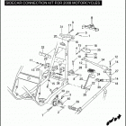 TLE 8SZX STANDARD SIDECAR (2011) SIDECAR CONNECTION KIT FOR 2008 MOTORCYCLES