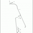 FLHRC 1FR4 ROAD KING CLASSIC (2010) FRONT BRAKE LINE - NON-ABS