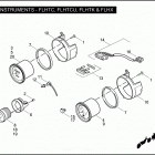FLHTC 1FF4 ELECTRA GLIDE CLASSIC (2011) INSTRUMENTS - FLHTC, FLHTCU, FLHTK & FLHX