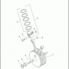 XL883N 4LE2 IRON 883 (2011) PISTONS & FLYWHEEL ASSEMBLY