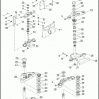 FXST 1BV5 SOFTAIL STANDARD (2011) FORK BRACKETS, FRONT - ALL EXCEPT FLSTSB