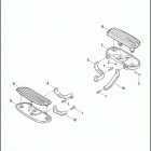 FLHXSE2 1PZ8 CVO STREET GLIDE (2011) FOOTBOARDS