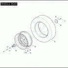 FLHTCUTG 1MAM TRI GLIDE ULTRA CLASSIC (2011) Колесо заднее