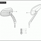 FLSTSE2 1PY9 CVO SOFTAIL CONVERTIBLE (2011) Зеркало