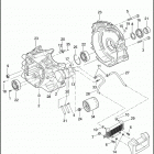 FLHTCUSE6 1PR8 CVO ULTRA CLASSIC (2011) CRANKCASE, ENGINE OIL FILTER & COOLER - TWIN CAM 110 ™