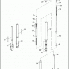 VRSCF 1HPH V-ROD MUSCLE (2011) FORK, FRONT - VRSCF