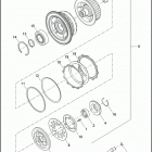 FLSTSE2 1PY9 CVO SOFTAIL CONVERTIBLE (2011) CLUTCH - TWIN CAM 110 ™