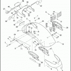 XL883N 4LE2 IRON 883 (2011) FENDERS, REAR - 883N / 1200N / X (ALL EXCEPT CANADA)