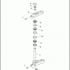 FXDC 1GV4 DYNA SUPER GLIDE CUSTOM (2011) FORK BRACKETS, FRONT