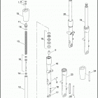 FLSTSE2 1PY9 CVO SOFTAIL CONVERTIBLE (2011) FORK, FRONT