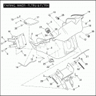 FLTRX 1KH4 ROAD GLIDE CUSTOM (2011) FAIRING, INNER - FLTRU & FLTRX