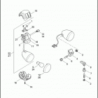 FXST 1BV5 SOFTAIL STANDARD (2011) SWITCHES, HANDLEBAR AND TURN SIGNALS, LEFT, FRONT