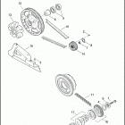 FLHTP 1FMM ELECTRA GLIDE STANDARD POLICE (2011) BELT, CHAINS & SPROCKETS