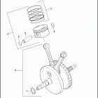 FLHRC 1FR4 ROAD KING CLASSIC (2010) PISTONS & FLYWHEEL ASSEMBLY - TWIN CAM 96 ™