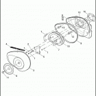 FXDC 1GV4 DYNA SUPER GLIDE CUSTOM (2011) Воздушный фильтр
