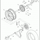 FLSTSE2 1PY9 CVO SOFTAIL CONVERTIBLE (2011) Колесо заднее
