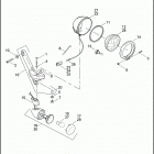 FLHTCUSE6 1PR8 CVO ULTRA CLASSIC (2011) PASSING LAMPS & TURN SIGNALS, FRONT