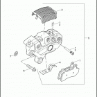 FLTRUSE 1TA8 CVO ROAD GLIDE (2011) BRAKE CALIPER, FRONT