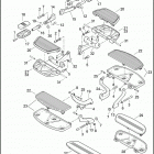 FLHX 103 1KBM STREET GLIDE (2011) FOOTBOARDS & FOOTPEGS