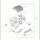FLHXSE2 1PZ8 CVO STREET GLIDE (2011) BRAKE CALIPER, FRONT