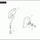 FLHR 96 FB4 ROAD KING (2011) Зеркало