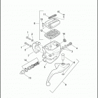 FLTRUSE 1TA8 CVO ROAD GLIDE (2011) BRAKE CONTROL, FRONT