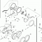 FXD 1GM4 DYNA SUPER GLIDE (2010) Фара