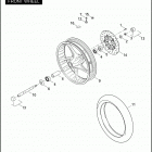 FLSTSE 1PY9 CVO SOFTAIL CONVERTIBLE (2010) Переднее колесо