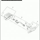 FLHTCUTG 1MAM TRI GLIDE ULTRA CLASSIC (2009) TAIL LAMP & REAR TURN SIGNALS