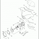 FLHTP 1FMM ELECTRA GLIDE STANDARD POLICE (2009) WINDSHIELD, FAIRING & HEADLAMP - FLHTP