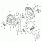 FLHTCUSE5 BLK PR-BLK CVO ULTRA CLASSIC BLACK (2010) CRANKCASE & ENGINE - OIL FILTER & COOLER  - TWIN CAM 110...