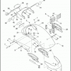 XL1200N 1CZ3 NIGHTSTER (2010) REAR FENDER & LICENSE PLATE BRACKET - 883N / 1200N / X (...