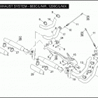 XL1200N 1CZ3 NIGHTSTER (2010) EXHAUST SYSTEM - 883C / L / N / R, 1200C / L / N / X
