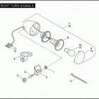 FXDFSE 1PW8 CVO FAT BOB (2009) FRONT TURN SIGNALS
