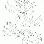 FLSTSB 1JM5 CROSS BONES (2009) EXHAUST SYSTEM - FLSTF, FLSTN & FLSTSB