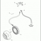 FLHT 1FV4 ELECTRA GLIDE STANDARD (2010) ALTERNATOR & REGULATOR