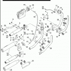 FXD 1GM4 DYNA SUPER GLIDE (2010) EXHAUST SYSTEM - FXD, FXDL, FXDC & FXDB