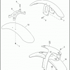 XL1200N 1CZ3 NIGHTSTER (2010) Переднее крыло