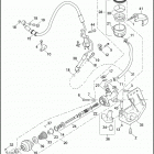 XL1200N 1CZ3 NIGHTSTER (2010) REAR BRAKE MASTER CYLINDER - 883C / L / N / R, 1200C / L...