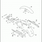 FXDFSE2 1PX8 CVO FAT BOB (2010) FENDERS & FENDER COVERS