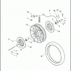 FLHTCUSE4 1PR8 CVO ULTRA CLASSIC (2009) Переднее колесо