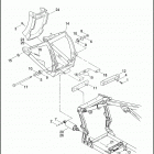 FLSTSB 1JM5 CROSS BONES (2010) REAR FORK & SHOCK ABSORBERS