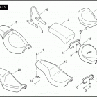 FXD 1GM4 DYNA SUPER GLIDE (2010) SEATS