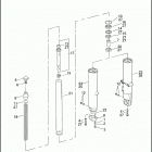 FLHP 1FHM ROAD KING POLICE (2010) FRONT FORK - LEFT & RIGHT (NON-FAIRING MODELS)
