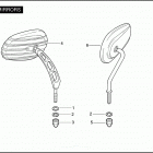 FLSTSE 1PY9 CVO SOFTAIL CONVERTIBLE (2010) Зеркало