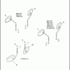 XL1200N 1CZ3 NIGHTSTER (2010) Зеркало
