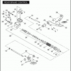 FXDC 1GV4 DYNA SUPER GLIDE CUSTOM (2009) Тормозной цилиндр задний